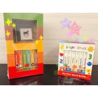 Baby Firsts Farm Board books and stacking blocks